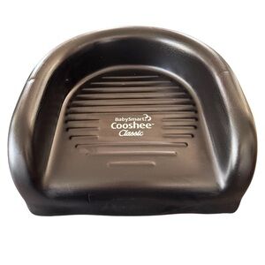 BabySmart Cooshee Classic Black Booster Strapless Waterproof Eco Friendly